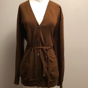 J.crew (not factory) Cardigan with Tie